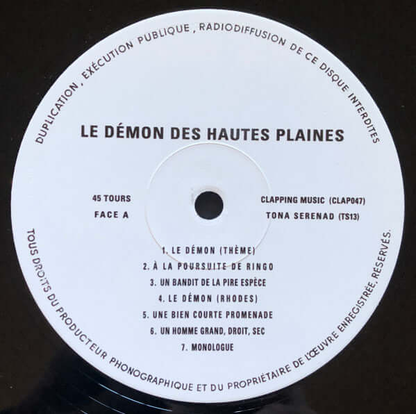 Domotic : Le Démon Des Hautes Plaines (LP, Album)