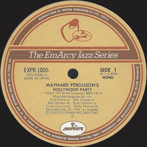 Maynard Ferguson : Hollywood Party (LP, Album, Mono, RE)