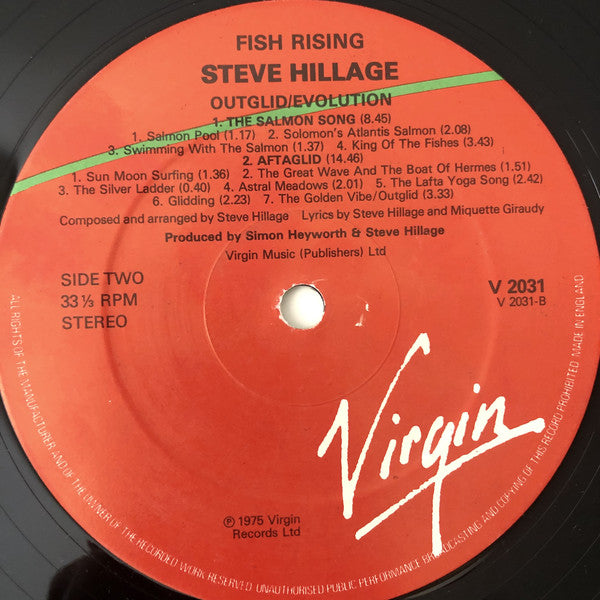 Steve Hillage : Fish Rising (LP, Album, RE)