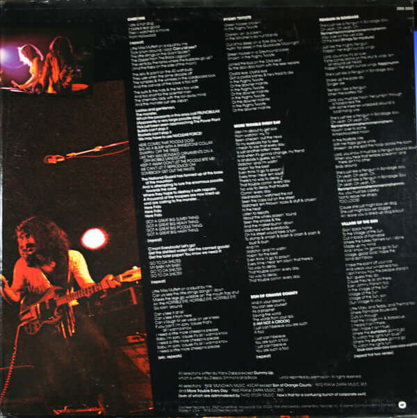 Frank Zappa / The Mothers : Roxy & Elsewhere (2xLP, Album, Ter)