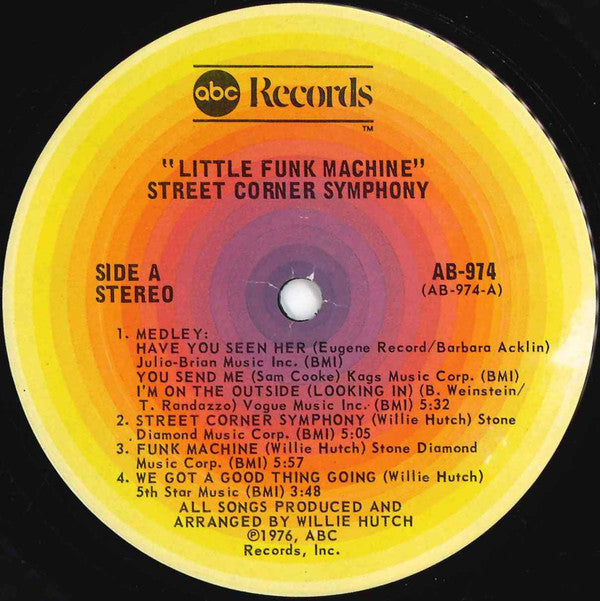 Street Corner Symphony (2) : Little Funk Machine (LP, Album, San)