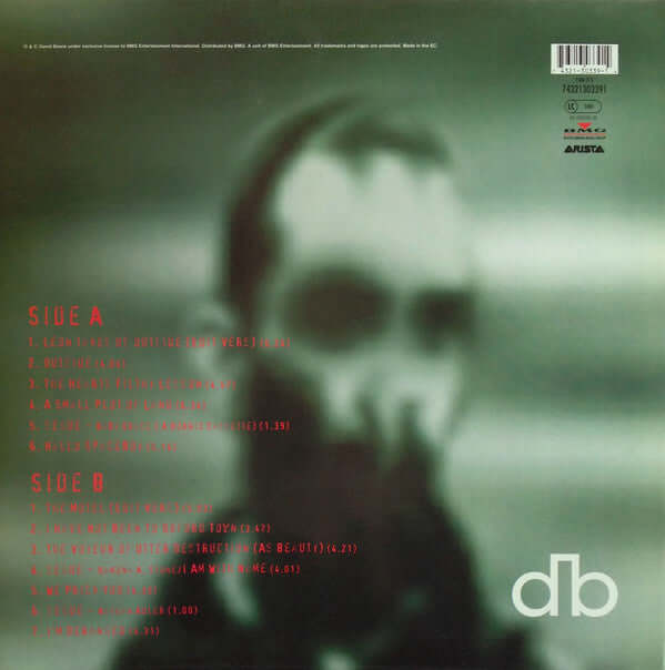 David Bowie : Excerpts From Outside (The Nathan Adler Diaries: A Hyper Cycle) (LP, Album)