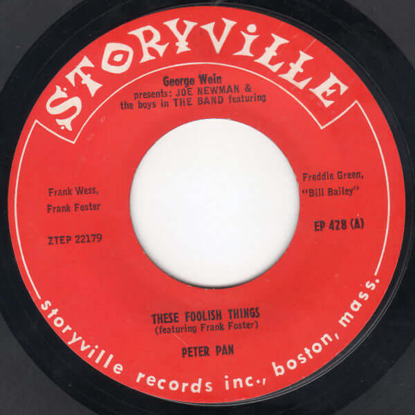Joe Newman : Joe Newman And The Boys In "The Band" (7", EP, Mono)