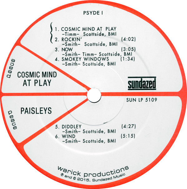The Paisleys ~ Cosmic Mind At Play (Vinyl) - Djungel & Jazz