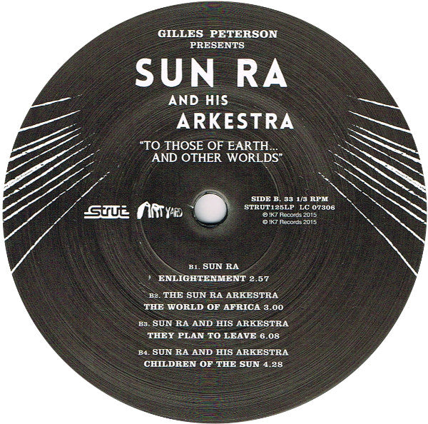 Sun Ra And His Arkestra ~ To Those Of Earth... And Other Worlds (Vinyl) - Djungel & Jazz