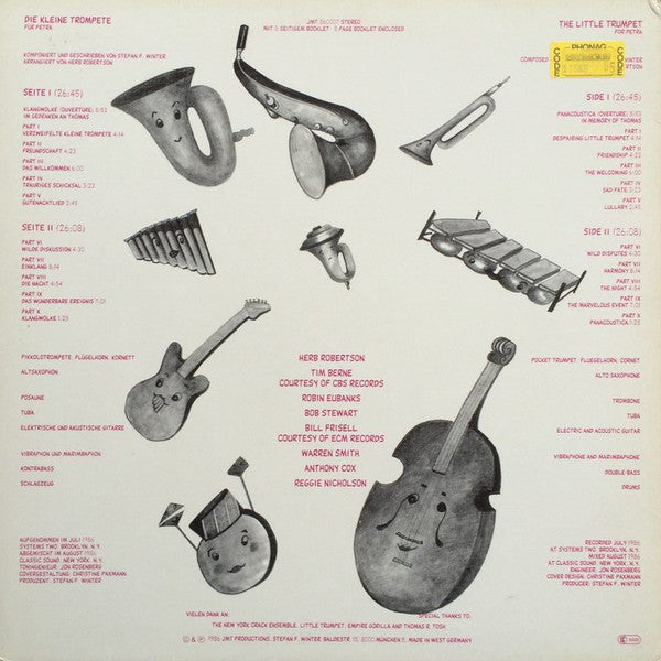 Stefan Winter ~ Die Kleine Trompete / The Little Trumpet (Vinyl) - Djungel & Jazz