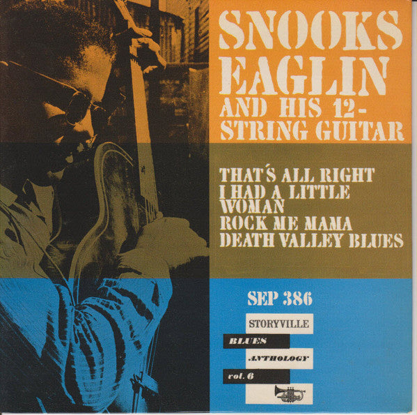 Snooks Eaglin : Snooks Eaglin And His 12 String Guitar (7", EP)