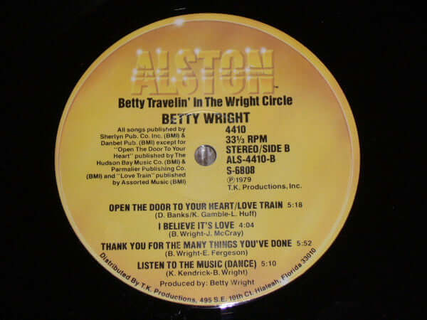 Betty Wright : Betty Travelin' In The Wright Circle (LP, Album)
