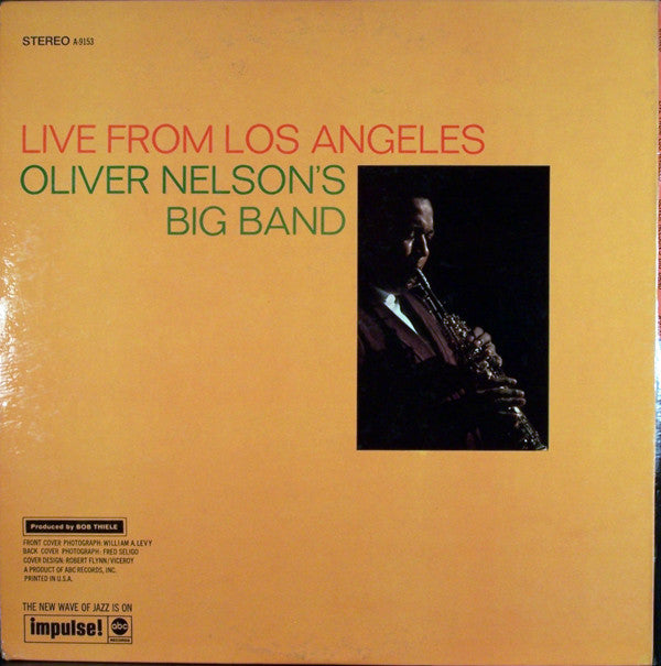 Oliver Nelson's Big Band : Live From Los Angeles (LP, Album)