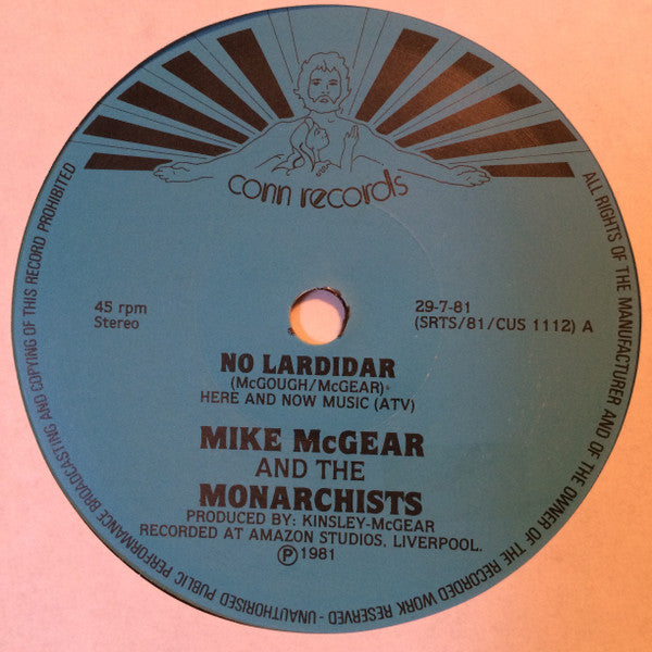 Mike McGear & The Monarchists ~ No Lar Di Dar (Vinyl) - Djungel & Jazz