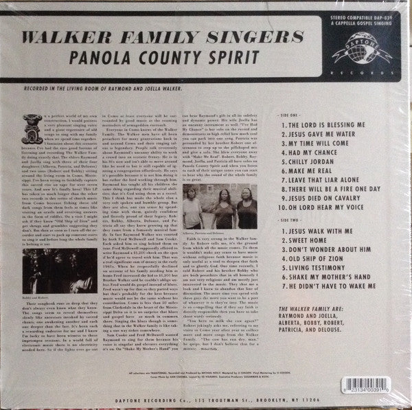 Walker Family Singers ~ Panola County Spirit (Vinyl) - Djungel & Jazz