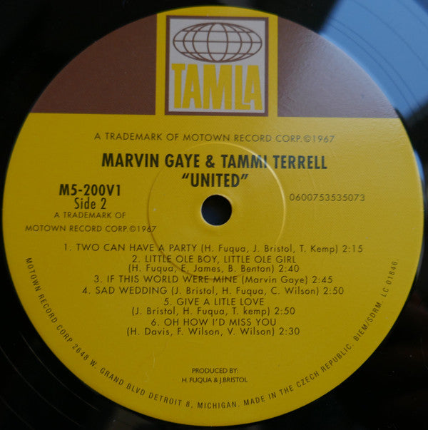 Marvin Gaye & Tammi Terrell ~ United (Vinyl) - Djungel & Jazz