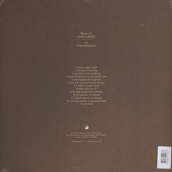 Peter Broderick ~ Music For Confluence (Vinyl) - Djungel & Jazz