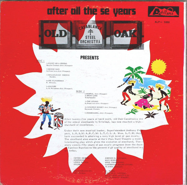 The Trinidad Old Oak Casablanca Steel Orchestra : See How This Music Was Created (LP)