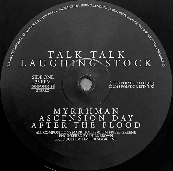Talk Talk ~ Laughing Stock (Vinyl) - Djungel & Jazz