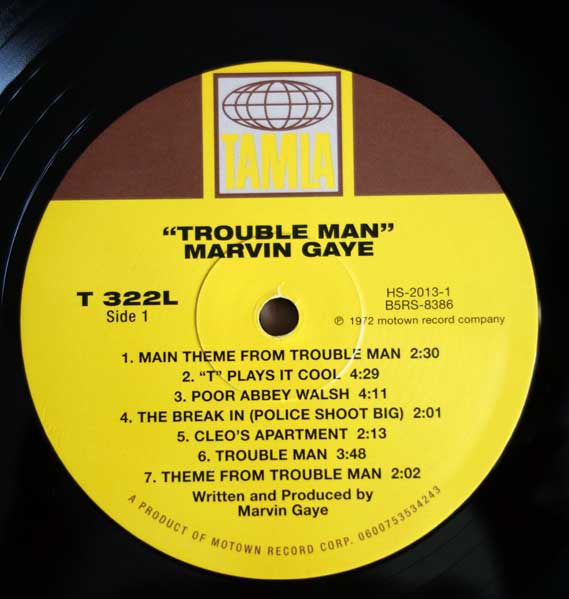 Marvin Gaye ~ Trouble Man (Vinyl) - Djungel & Jazz