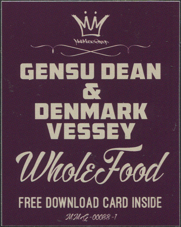 Gensu Dean & Denmark Vessey ~ Whole Food (Vinyl) - Djungel & Jazz