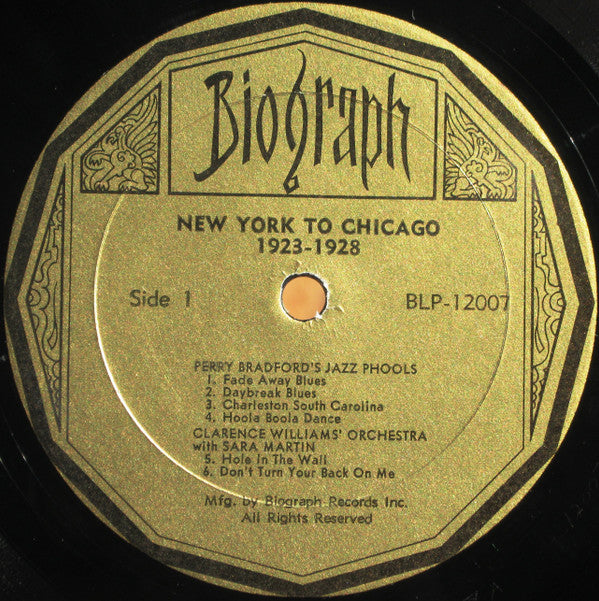 Various ~ New York To Chicago 1923-28 (Vinyl) - Djungel & Jazz