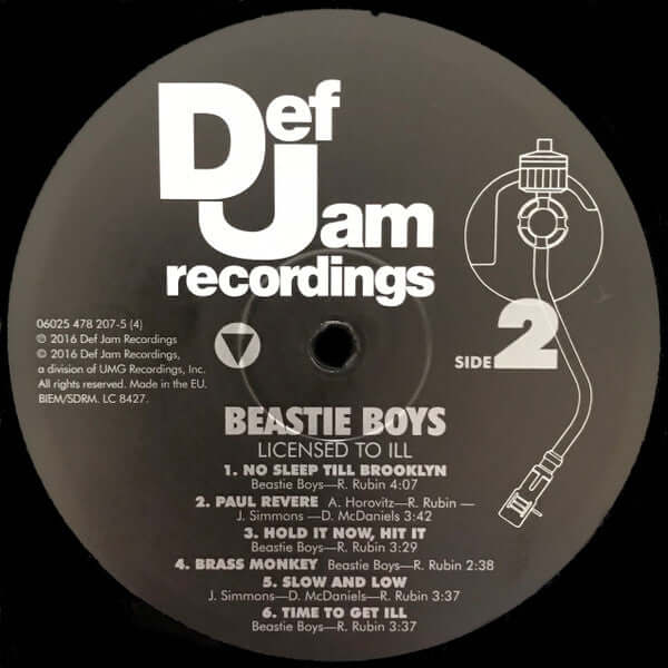 Beastie Boys ~ Licensed To Ill (Vinyl) - Djungel & Jazz