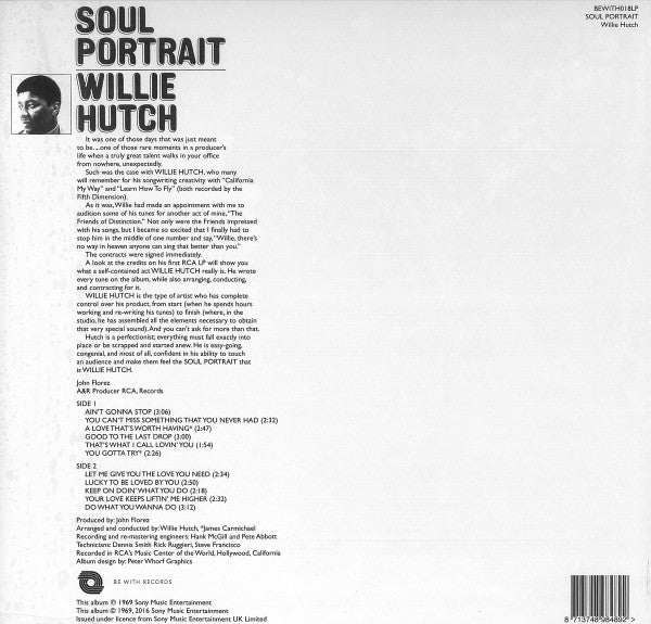 Willie Hutch ~ Soul Portrait (Vinyl) - Djungel & Jazz