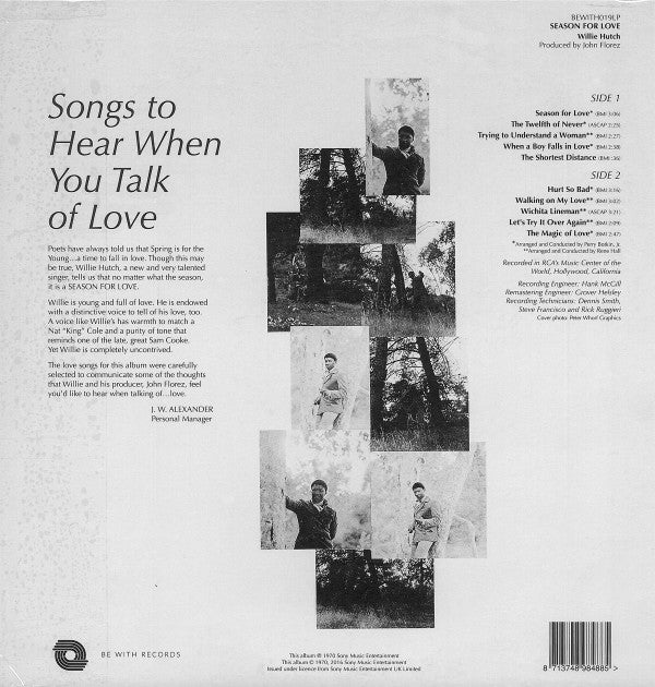 Willie Hutch ~ Season For Love (Vinyl) - Djungel & Jazz