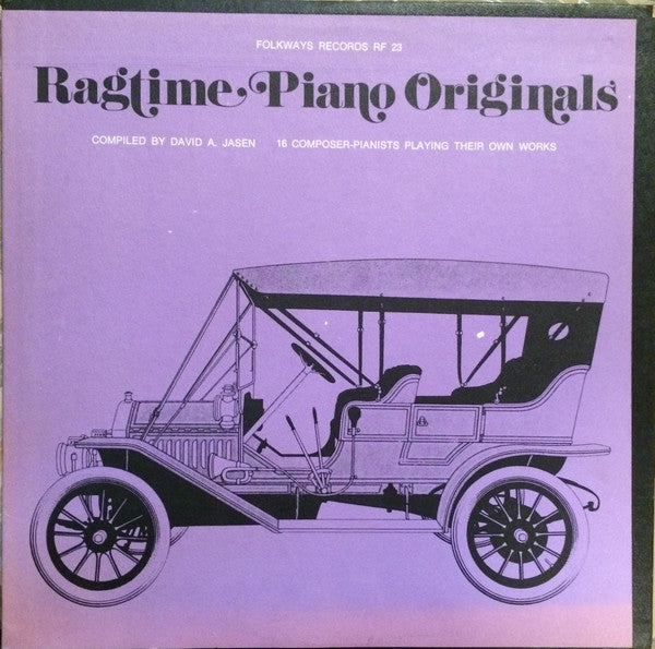 Various : Ragtime Piano Originals (LP, Comp)