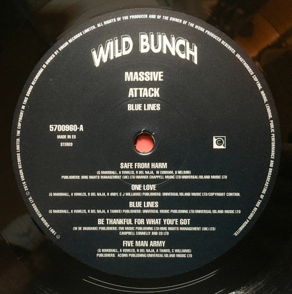 Massive Attack ~ Blue Lines (Vinyl) - Djungel & Jazz