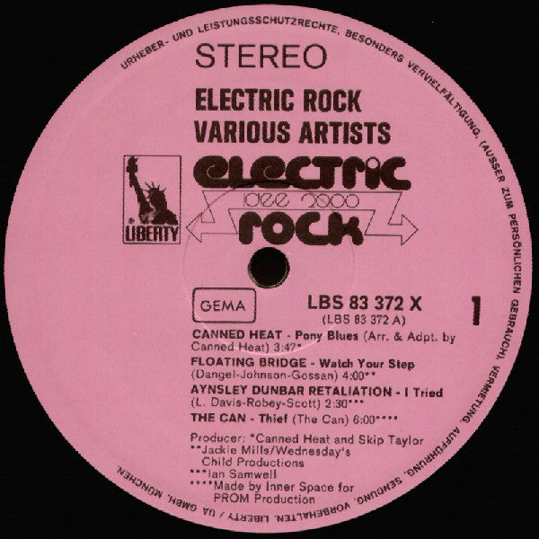 Various : Electric Rock (Idee 2000) (2xLP, Smplr)