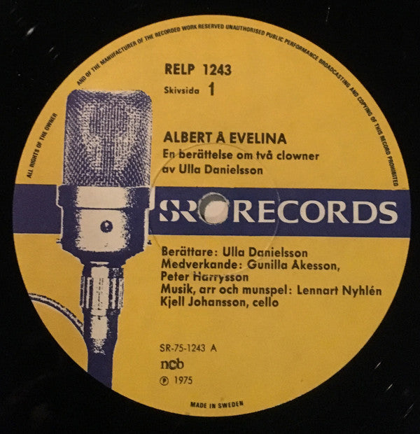 Peter Harryson, Gunilla Åkesson : Albert & Evelina (LP, Album)