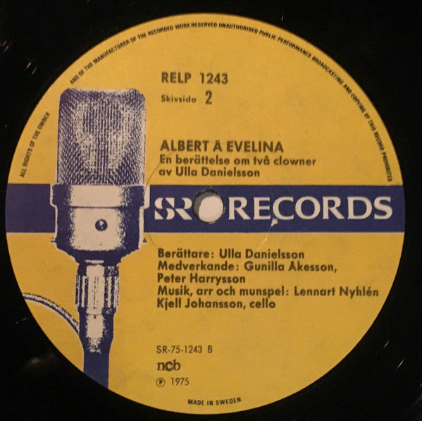 Peter Harryson, Gunilla Åkesson : Albert & Evelina (LP, Album)