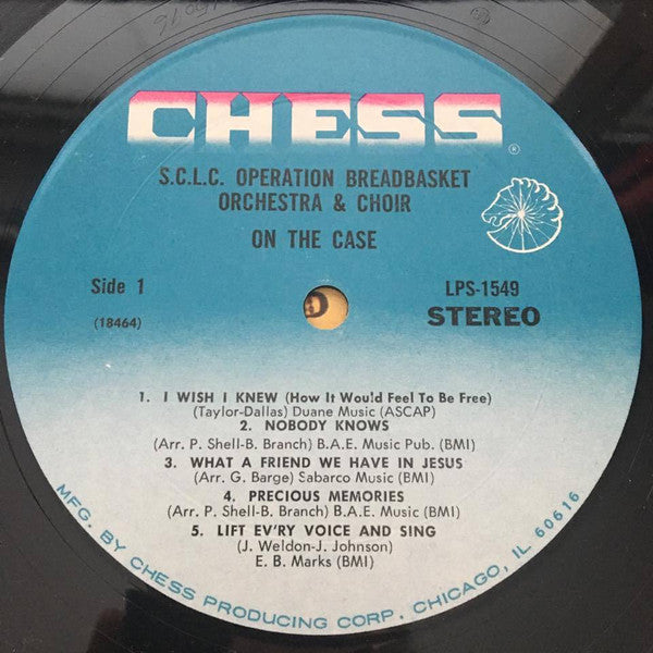 The Operation Breadbasket Orch. & Choir : On The Case (LP, Album)