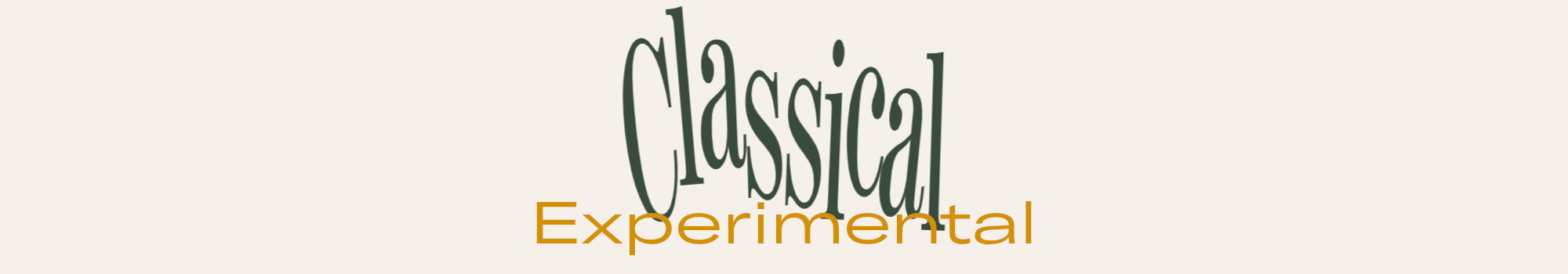 Rubrik till kategori: Classical - Experimental