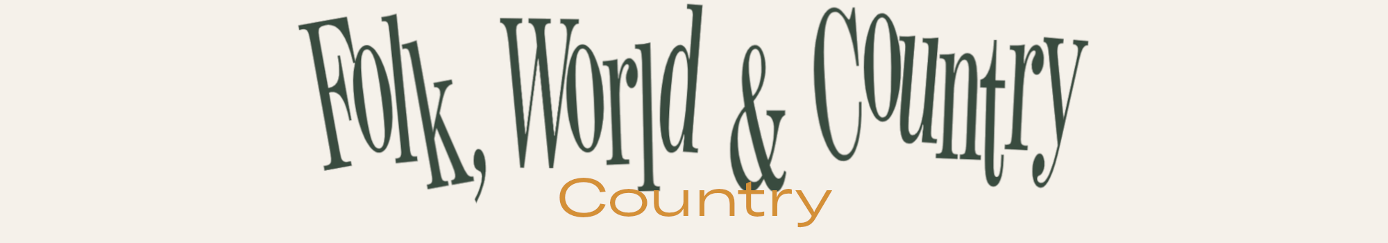Rubrik till kategori: Folk, World & Country - Country
