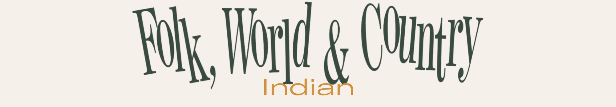Rubrik till kategori: Folk, World & Country - Indian