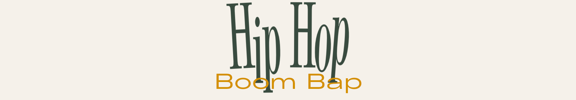 Rubrik till kategori: Hip hop - Boom Bap
