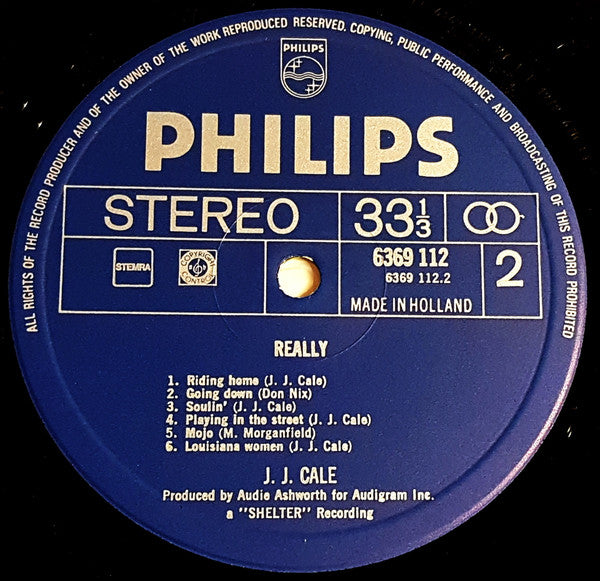 J.J. Cale ~ Really (Vinyl) - Djungel & Jazz