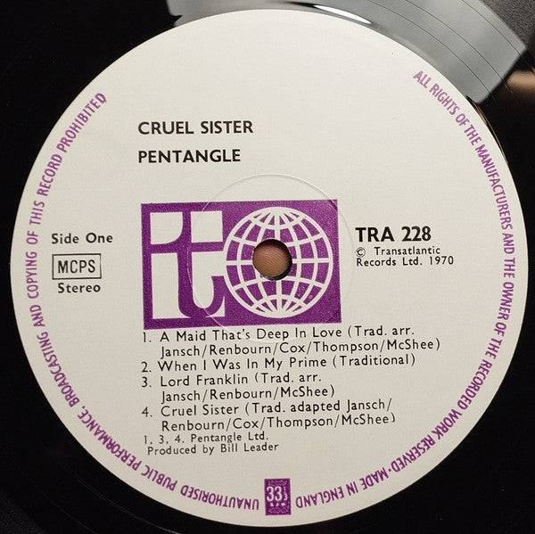 Pentangle ~ Cruel Sister (Vinyl) - Djungel & Jazz