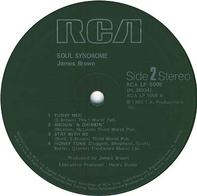 James Brown ~ Soul Syndrome (Vinyl) - Djungel & Jazz