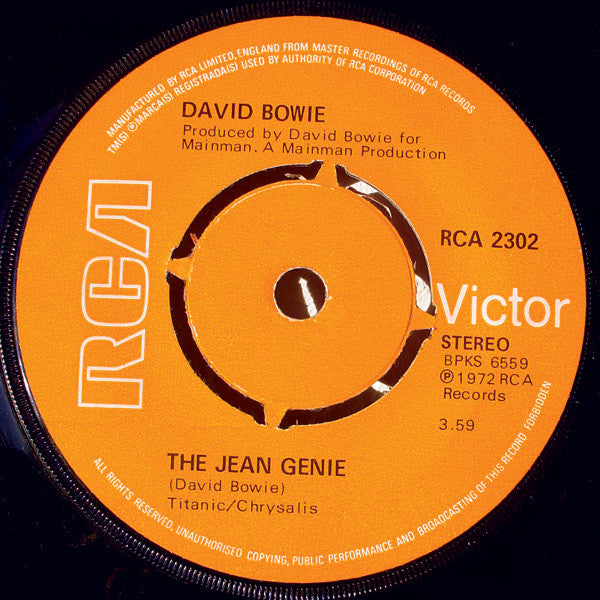 David Bowie ~ The Jean Genie (Vinyl) - Djungel & Jazz