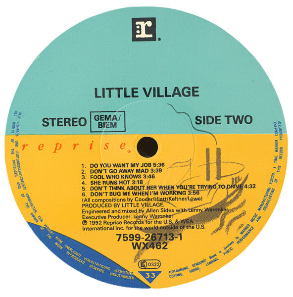 Little Village ~ Little Village (Vinyl) - Djungel & Jazz