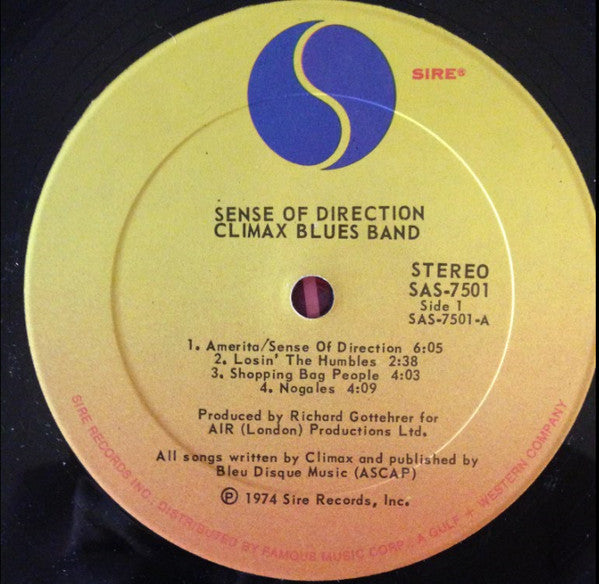 Climax Blues Band ~ Sense Of Direction (Vinyl) - Djungel & Jazz