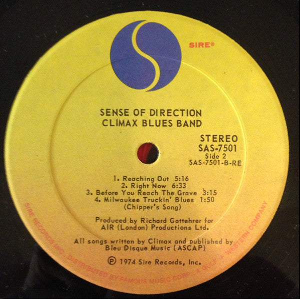 Climax Blues Band ~ Sense Of Direction (Vinyl) - Djungel & Jazz