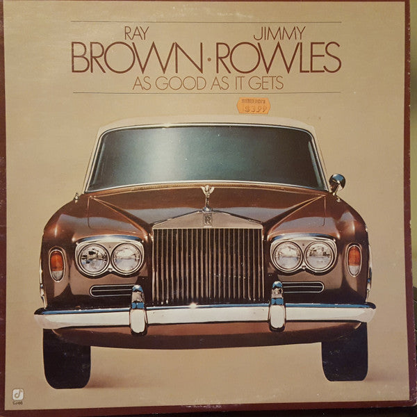 Ray Brown · Jimmy Rowles ~ As Good As It Gets (Vinyl) - Djungel & Jazz