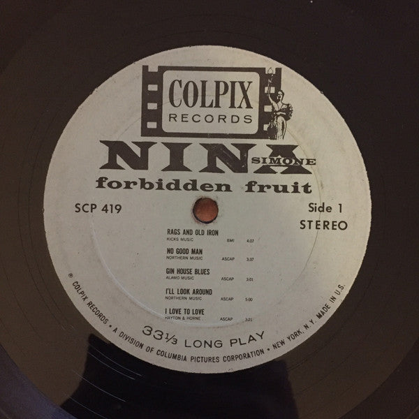 Nina Simone : Forbidden Fruit (LP, Album, RE, Mon)
