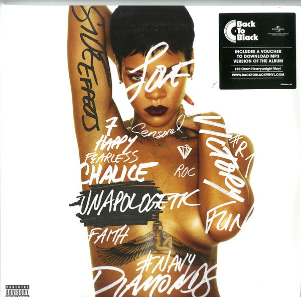 Rihanna : Unapologetic (2xLP, Album, RE, 180)