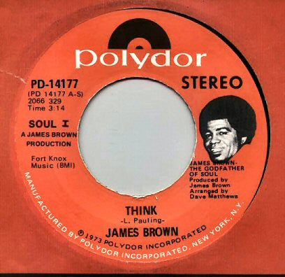 James Brown ~ Think / Something (Vinyl) - Djungel & Jazz