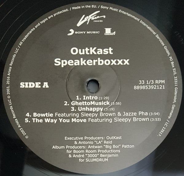 OutKast ~ Speakerboxxx / The Love Below (Vinyl) - Djungel & Jazz