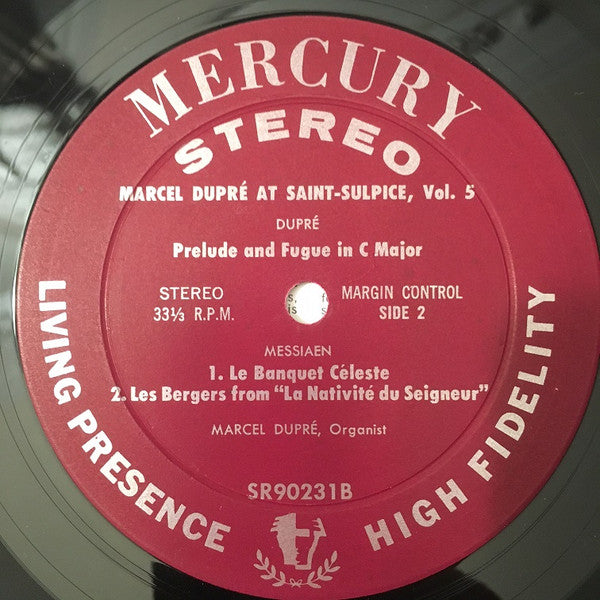 Marcel Dupré And Olivier Messiaen ~ Marcel Dupré At Saint-Sulpice Vol. 5 (Vinyl) - Djungel & Jazz