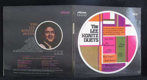 Lee Konitz ~ The Lee Konitz Duets (Vinyl) - Djungel & Jazz