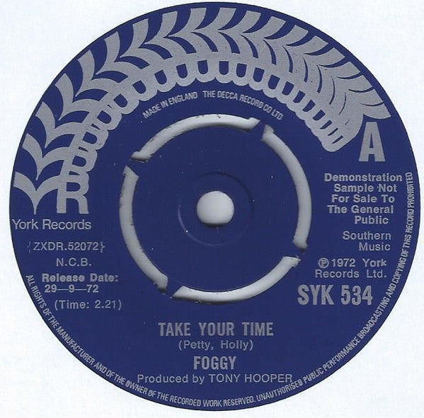 Foggy  ~ Take Your Time (Vinyl) - Djungel & Jazz